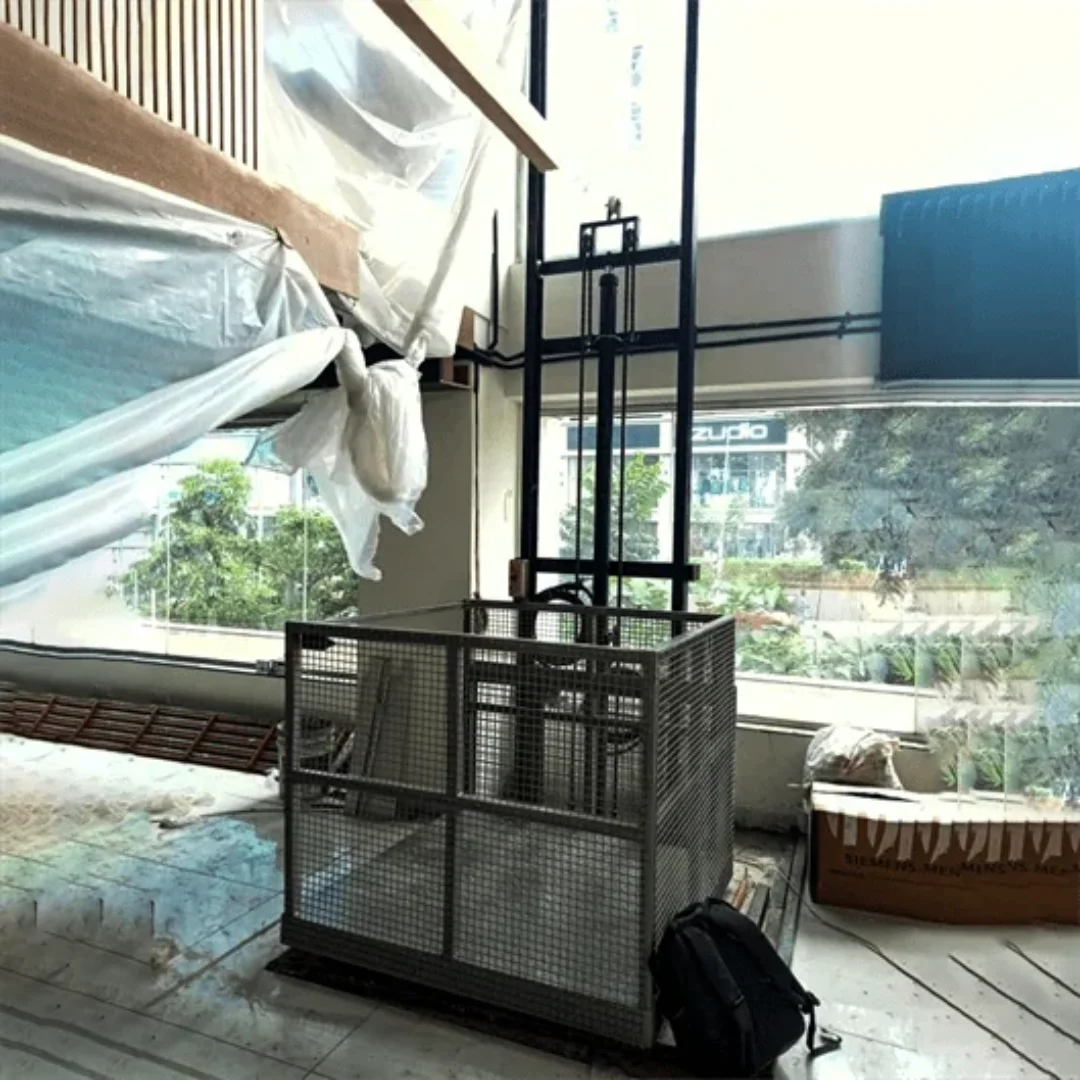 Single Mast Hydraulic Goods Lift